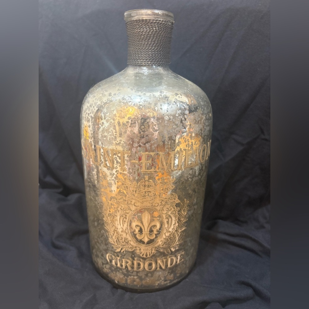 Silver Glass St. Emilion Bottle - Medium Size